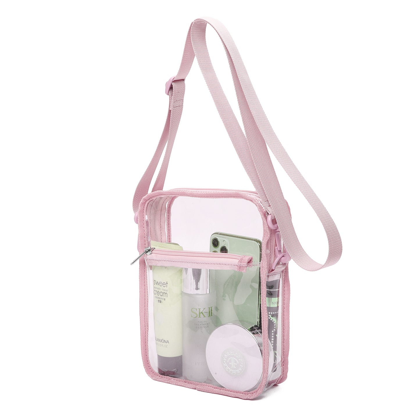 Clear Purse Bag Transparent Crossbody Bag for Stadium Events Concerts