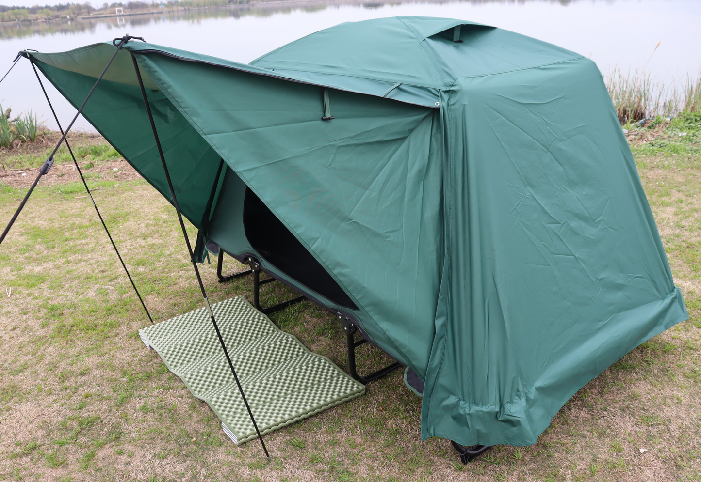 Camping Tent Cot for 1/2 Person-Green