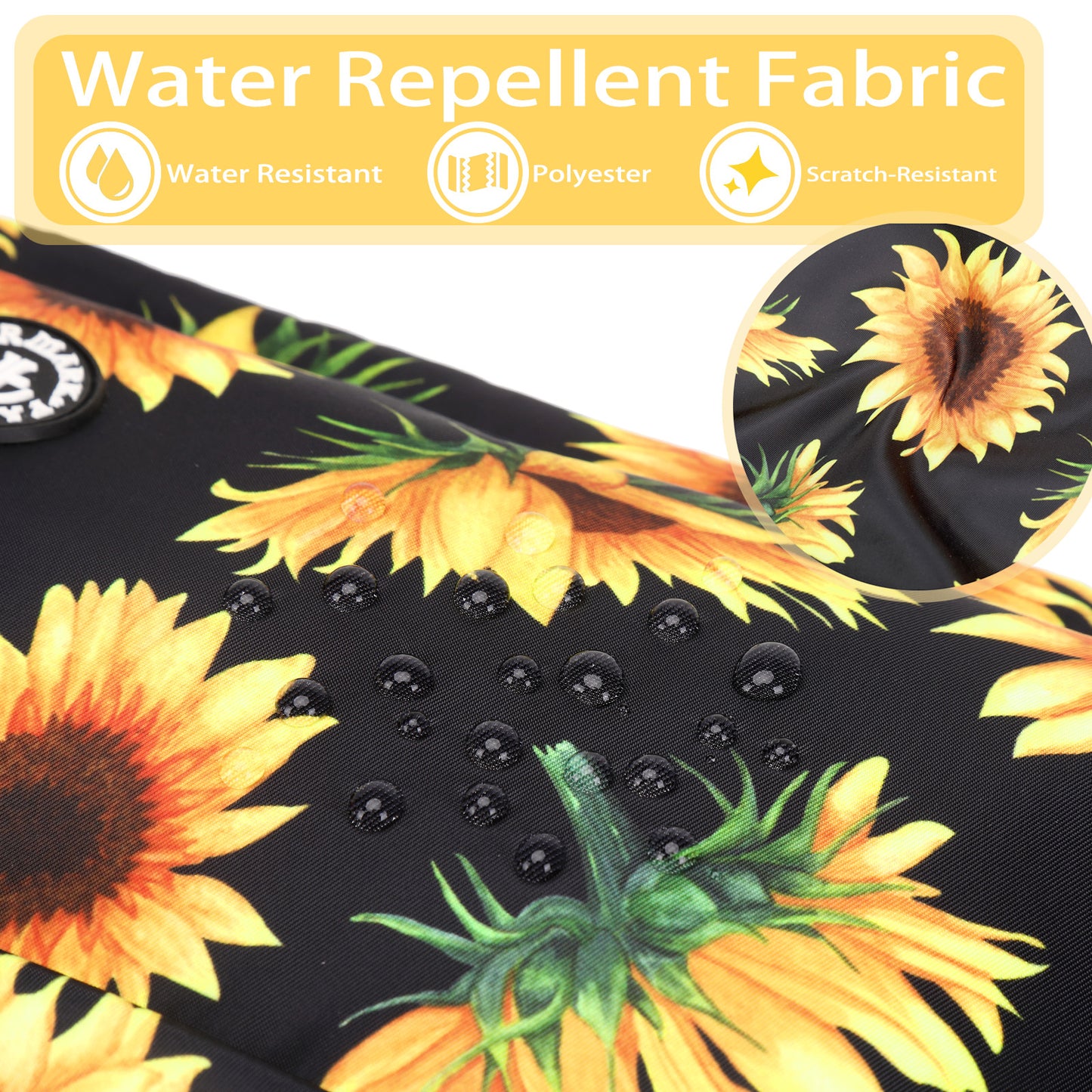 Sunflower Cute Small Backpack Purse for Women Girl Teen Casual Travel Shoulder Bag