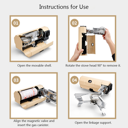 Foldable Cassette Stove