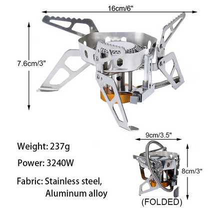 Folding Gas Camping Stove