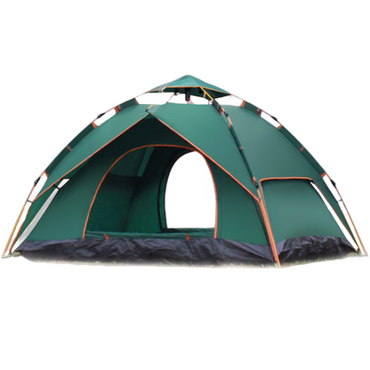 Camping Tent With Rainfly - 3-4 Person - 94"L x 82"W x 53"H