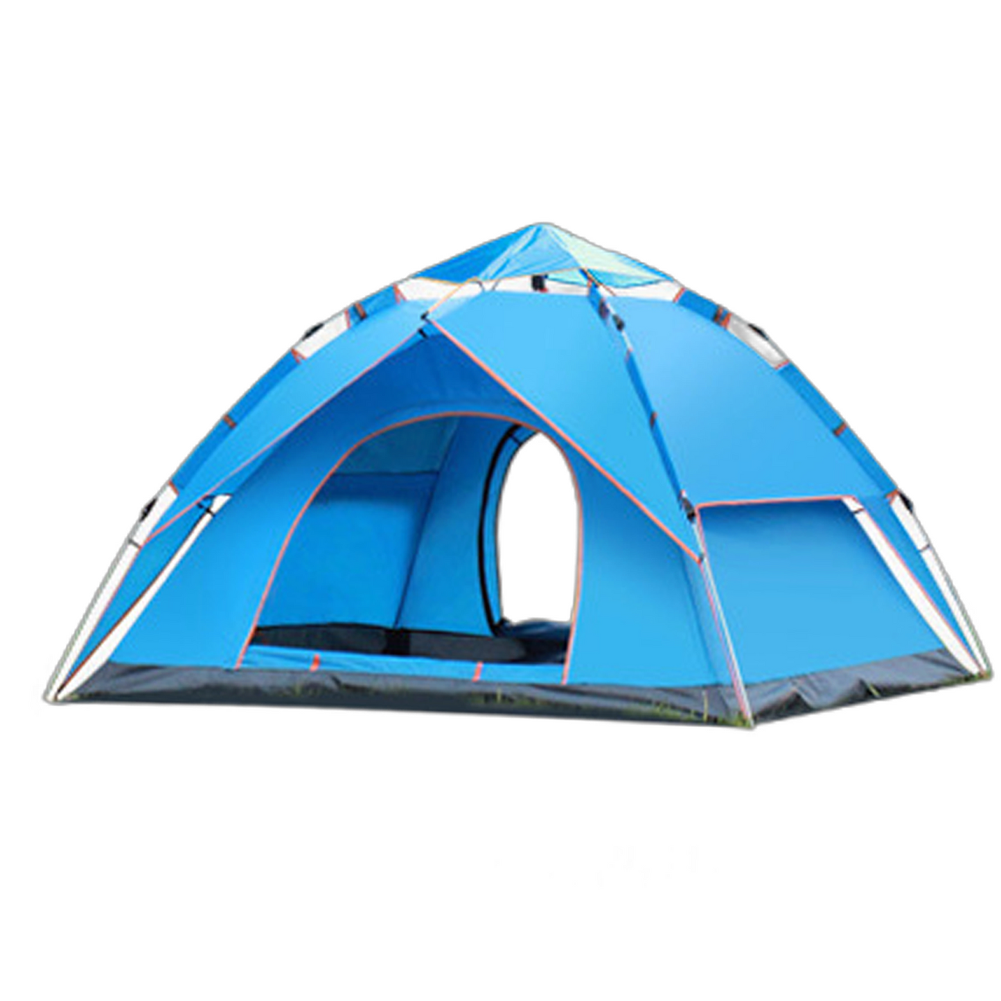 Camping Tent With Rainfly - 3-4 Person - 94"L x 82"W x 53"H