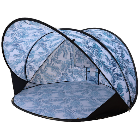 Pop up Beach Camping Tent - 2-3 Person - 59"L x 59"W x 43"H -Leaf Texture