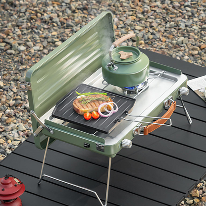 Foldable Camping 2-Burne Stove