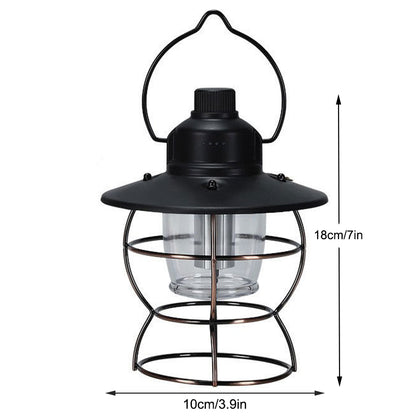 LED Camping Lantern with 3 Light Modes and Adjustable Brightness