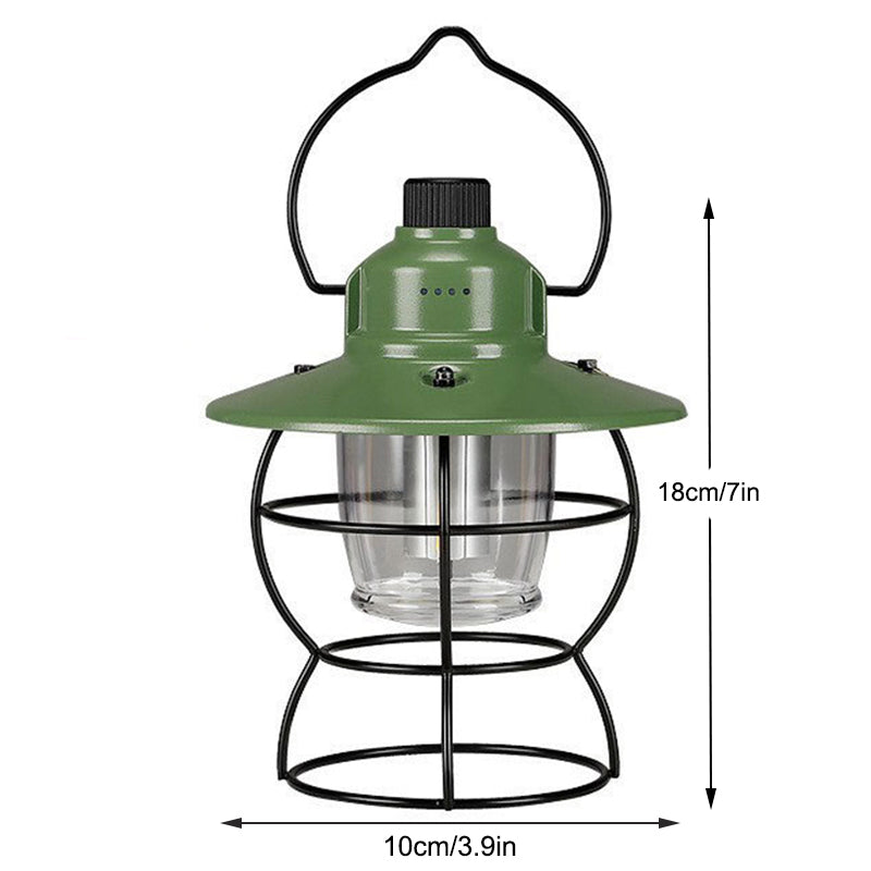 LED Camping Lantern with 3 Light Modes and Adjustable Brightness