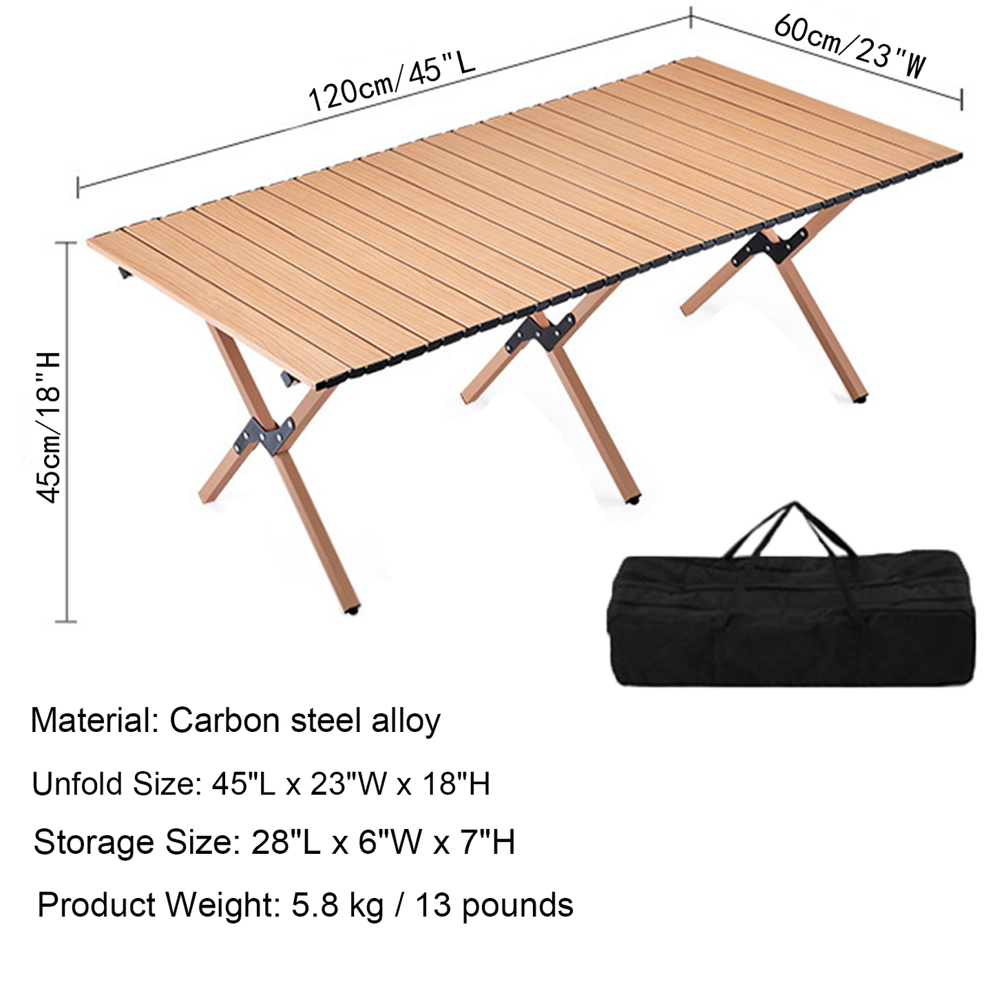 Portable Folding Camping Table