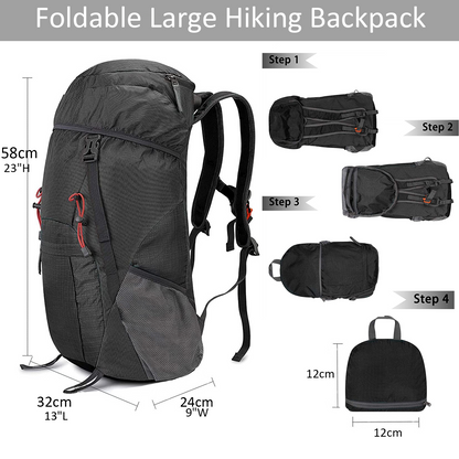 Farmark AlpenoxPak 40L Foldable Lightweight Hiking Backpack