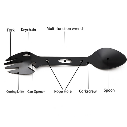 Stainless Steel Camping Spoon Fork Knife