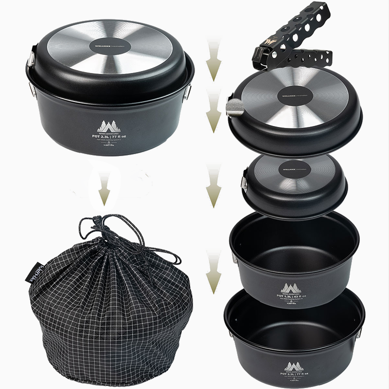 Foldable Camping Cookware Set