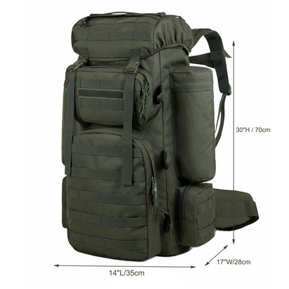 70L High Capacity Hiking Bag