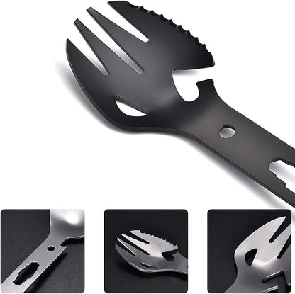 Stainless Steel Camping Spoon Fork Knife