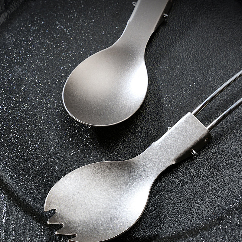 Knife, Fork, Spoon with Folding Handle Design Cutlery Set