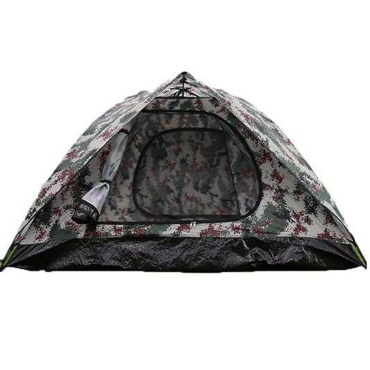 Pop Up Camping Tent for 2-3 Person - 98"L x 59"W x 49"H- Camouflage
