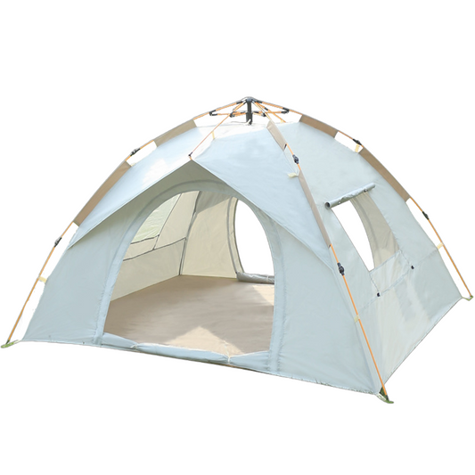 Instant Camping Tent for 2 Person- 79"L x 59"W x 53"H -White