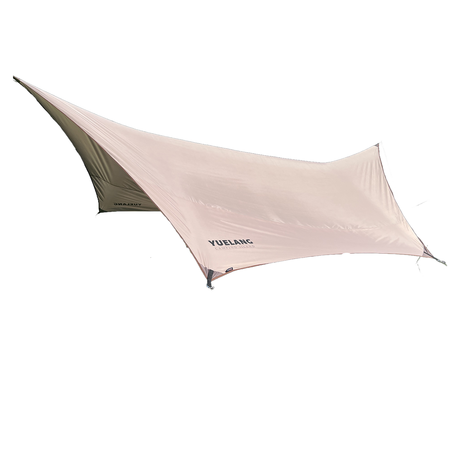 16×15ft Camping Tarp Shelter- Gold