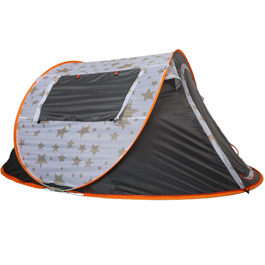Pop Up Camping Tent for 2 Person - 98"L x 82"W x 47"H- Star