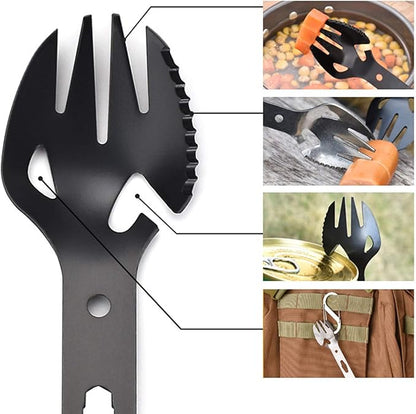 Stainless Steel Camping Spoon Fork Knife