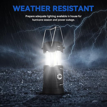 Solar/USB Rechargeable LED Camping Lantern