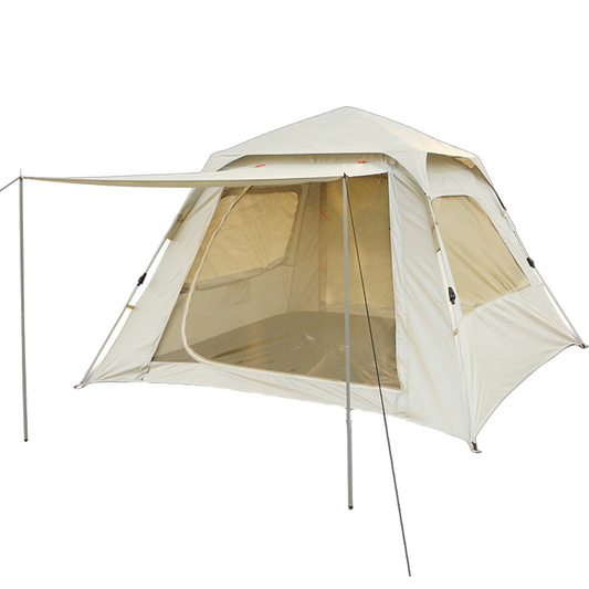 Camping Tent With Rainfly - 3-4 Person - 82"L x 82"W x 57"H