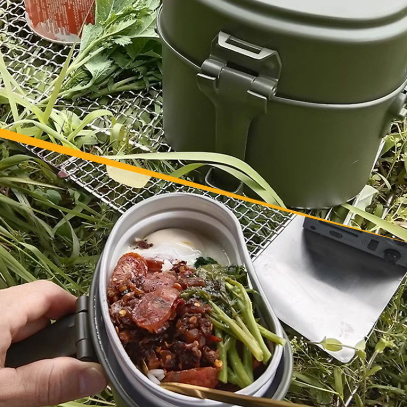 Camping Aluminum Military Tableware