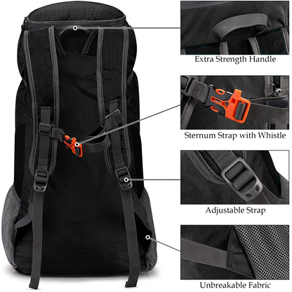 Farmark AlpenoxPak 40L Foldable Lightweight Hiking Backpack