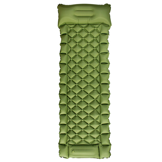 Ultralight Inflatable Sleeping Pad with Built-in Foot Pump